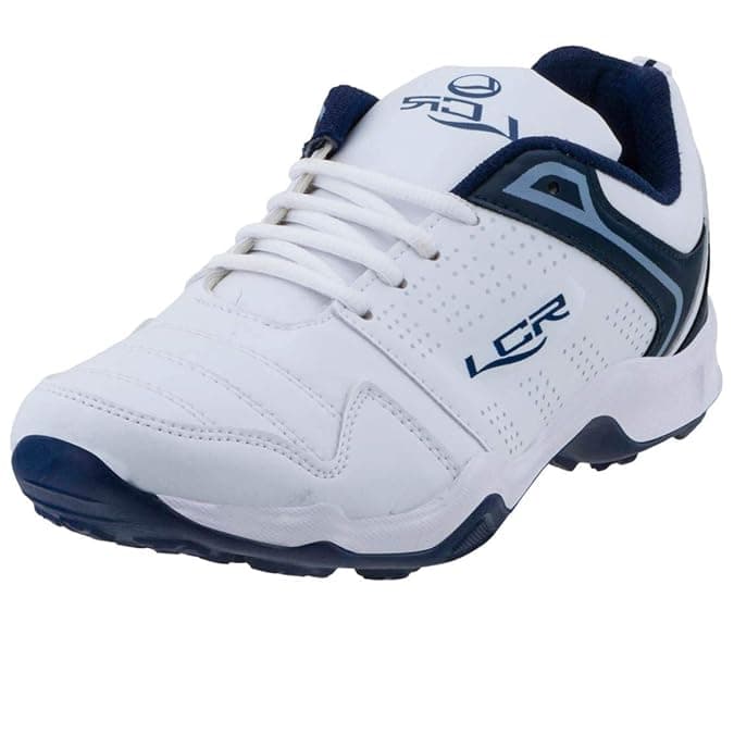 Lancer Mens INDUS-251 White Navy Running Shoe - 7 UK (INDUS-251WHT-NBL-41)