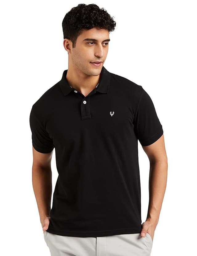 Allen Solly Regular Fit Polo T-Shirt For Men ( Cotton )